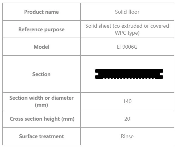 Wood Composite Decking Garden Solid Floor